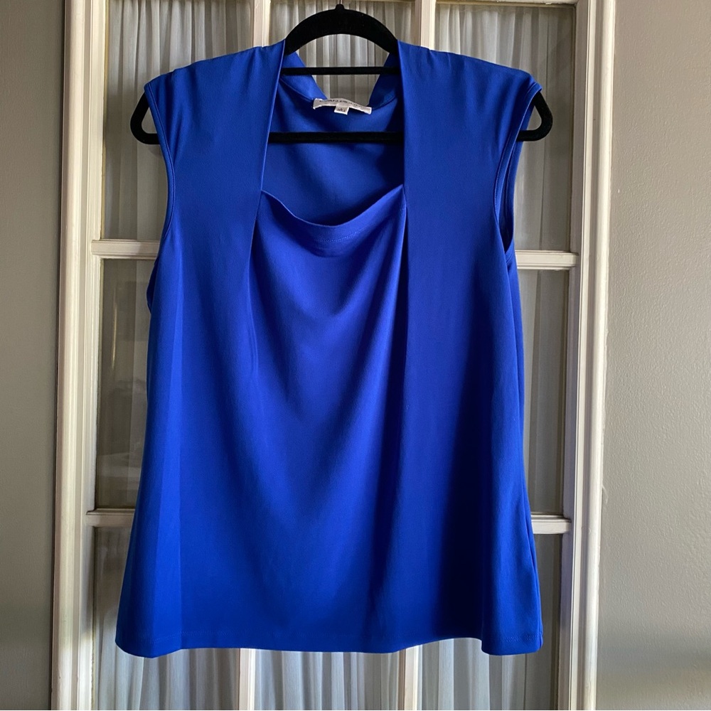Evan picone blue dressy tank